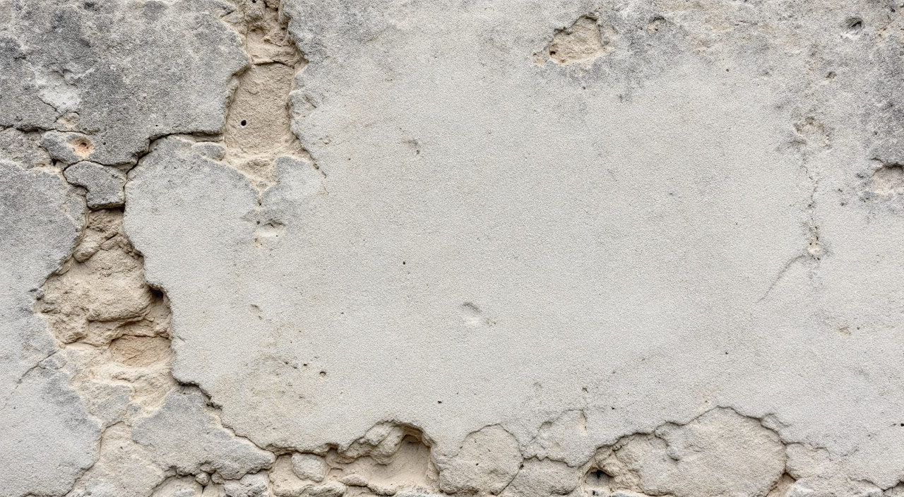 Mur de pierre calcaire décapé par abrasif, arêtes arrondies et joints creusés